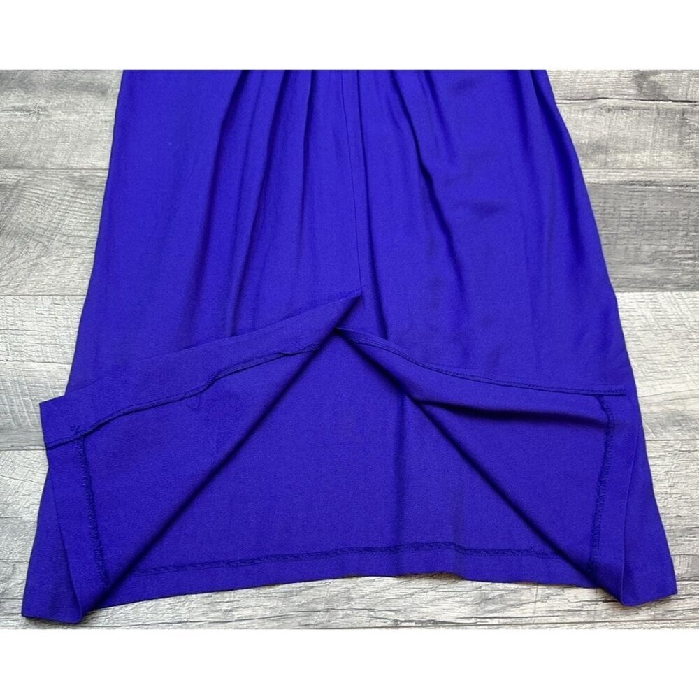 Vintage Betsys Things Dress‎ Womens 10 Purple Long Pleated Modest 90s Retro NEW - Picture 11 of 15